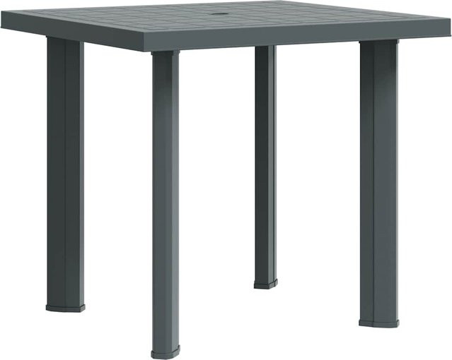 VD Home Furnishing Gartentisch aus Kunststoff in Grün, B/T/H: 80 x 75 x 72 cm - Bild 1