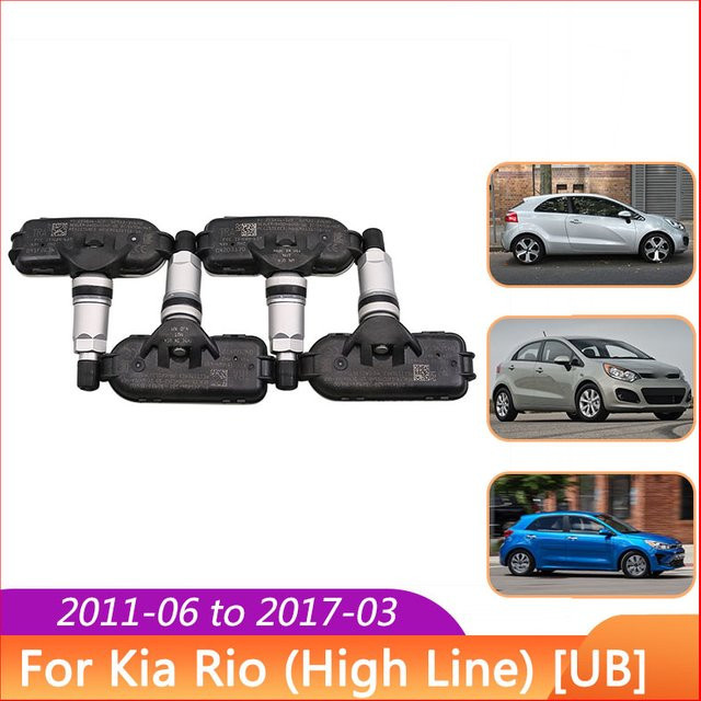 GANGLE Reifendruckkontrollsensor 434MHz Schwarz für Kia Rio UB, Hyundai Grandeur HG und I40 VF - Bild 1