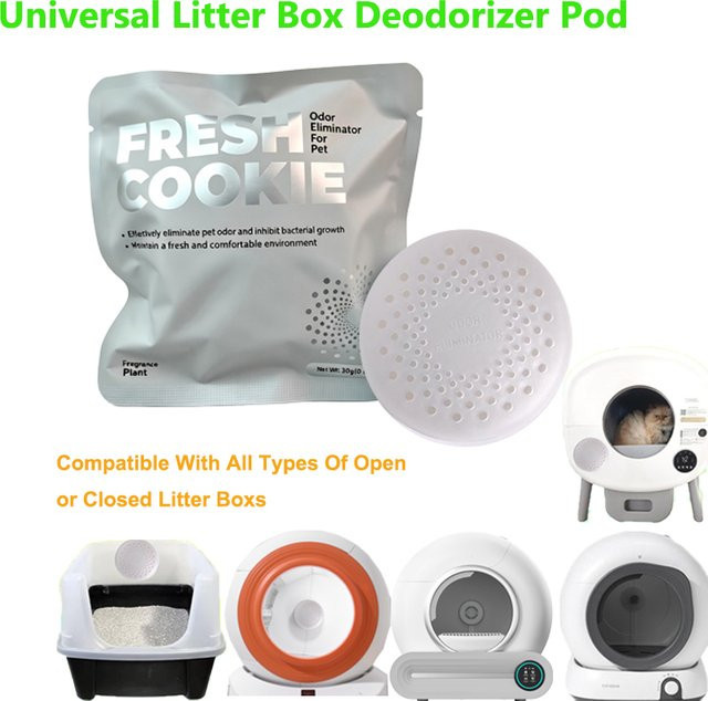 LITEKIPET 2/4 Boxen Geruchsentferner kompatibel mit TONEPIE und automatischen Katzenklos zur Geruchskontrolle für Katzenurin - Bild 1