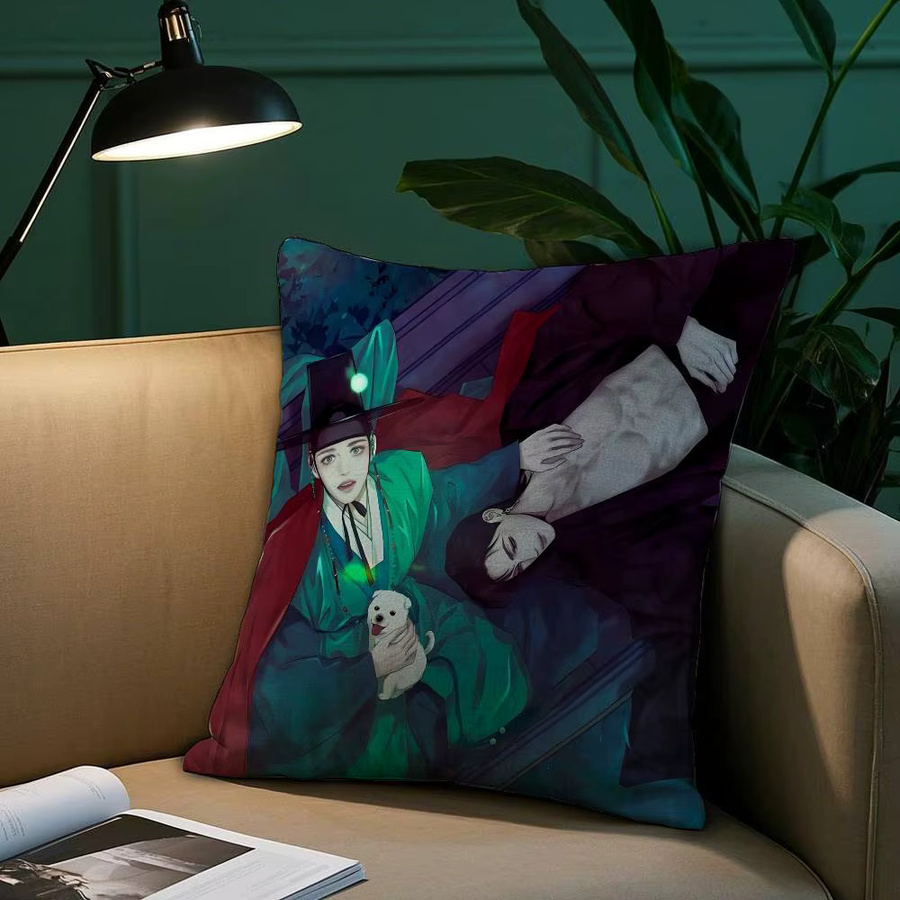 The GhostS N-Nocturne Kissenbezug mit Plüschdruck für dein Sofa und deine Heimdekoration - Bild 2