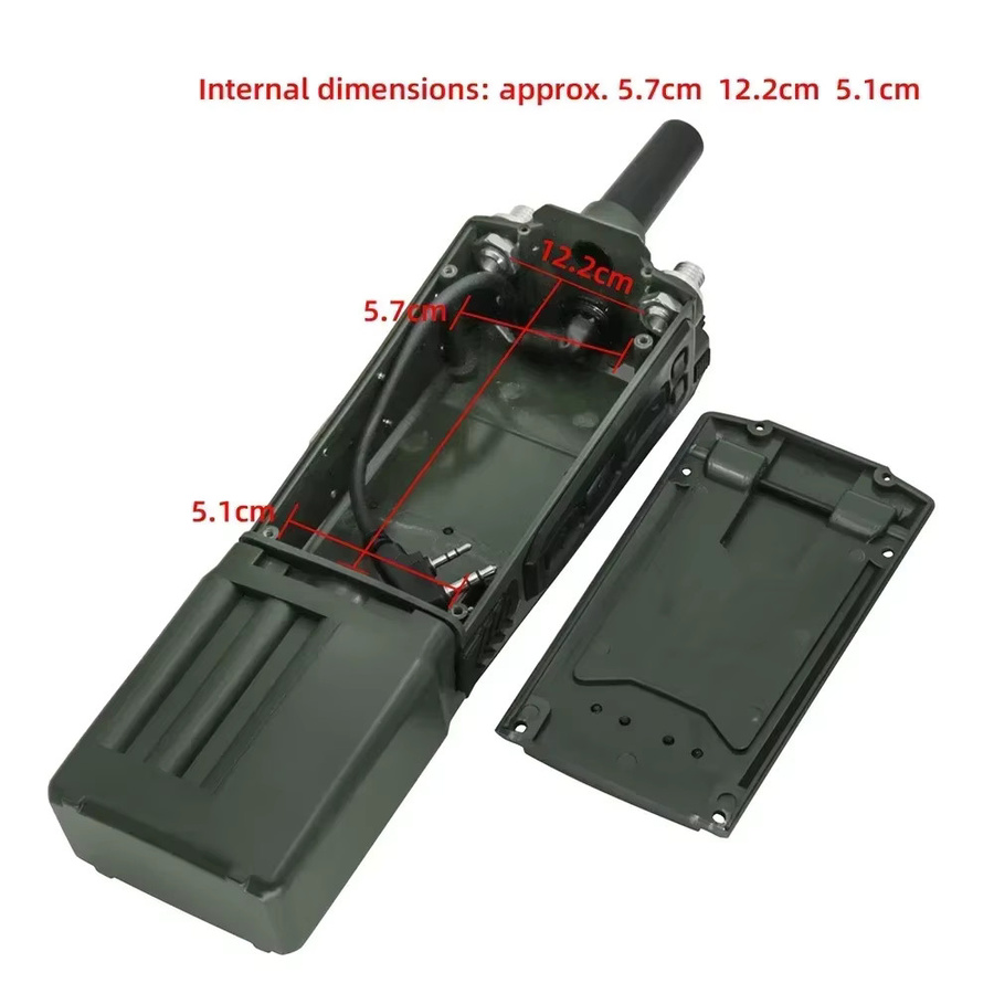 TCIHEADSET Taktischer Headset-Adapter PRC163 Harris Military Radio Dummy in Grün für Baofeng UV5R - Bild 5
