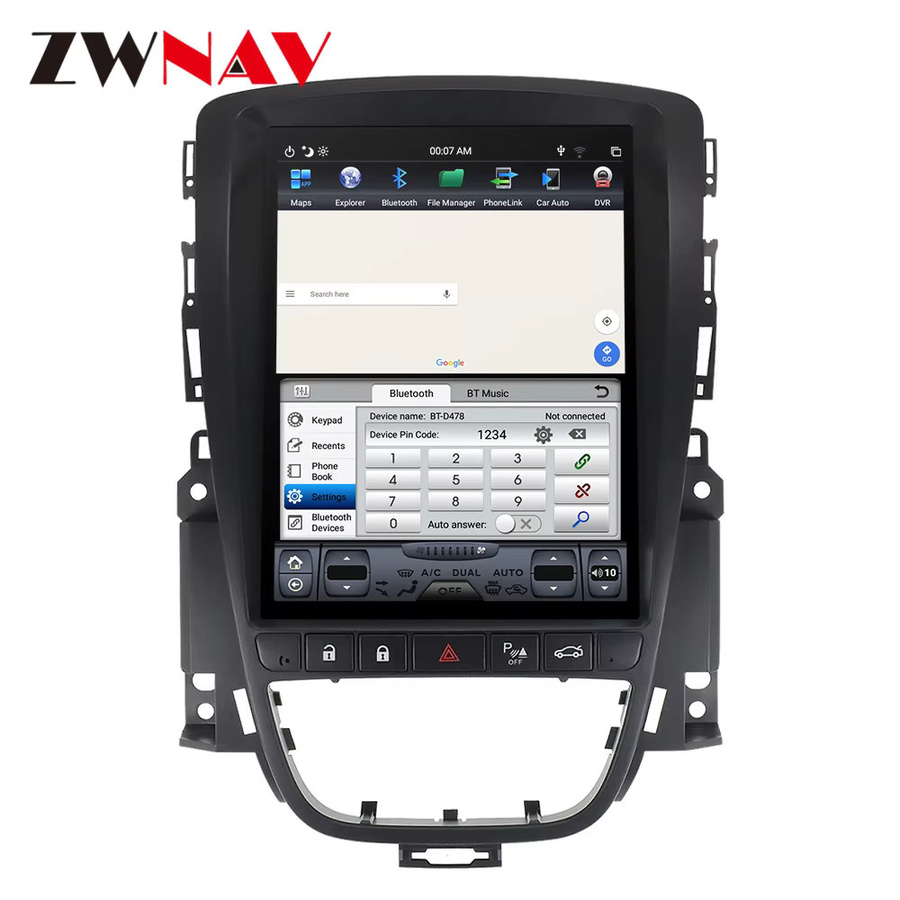 ZWNAV Android 13 8-Core Multimedia Autoradio mit GPS Navigation für Buick Hideo 2009-2014 in Schwarz - Bild 1