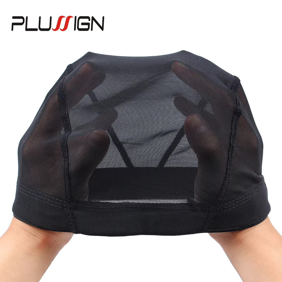 plussign Perücken-Netzkappe, Schwarz, Unisex - Bild 2