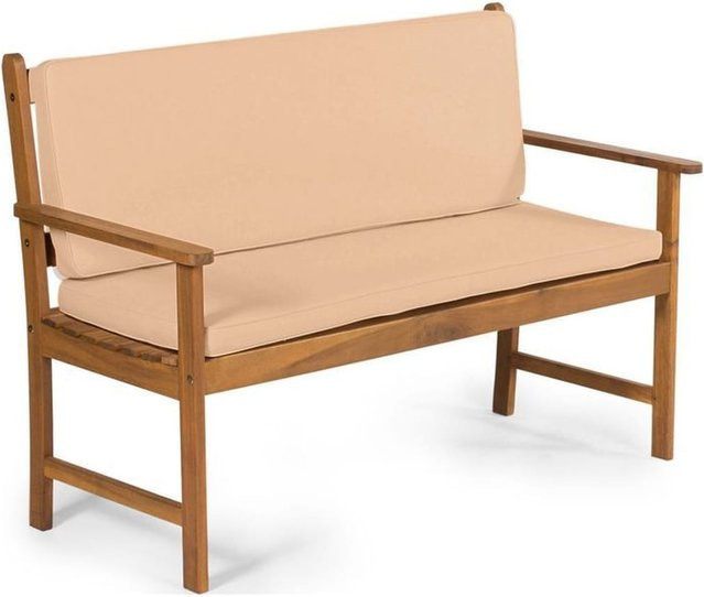 Fieldmann Sitzbankkissen beige wetterfest und UV-beständig - Bild 1