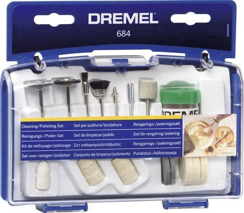 Dremel Reinigungs- und Polier-Set mit 20 Teilen in Silber und Multicolour für Metall - Bild 1