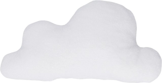 Wolken Kissen von Yiran Health & Beauty in Weiß aus Plüsch mit PP-Baumwollfüllung, Durchmesser: 38,1 cm - Bild 1