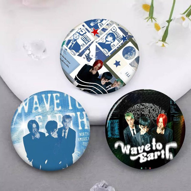 W-Wave Brosche, Skateboard, Unisex - Bild 1