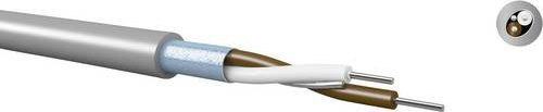 Kabeltronik Schaltdraht V(ST)D-H 2 x 0,40 mm² Grau 100 m - Bild 1