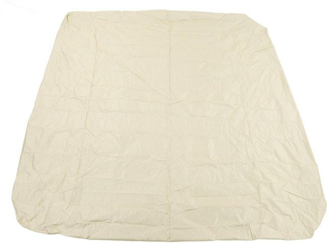 KaiSai SPA Abdeckung Quadratisch aus Silberbeschichtetem Polyester-Taft in Beige, Wetterbeständig und Wasserdicht, B/T/H: 231 x 231 x 30 cm - Bild 1