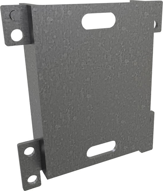 Schake Schlauch Kabelbrücken Hauptelement aus Stahl, grau, B/T/H: 30 x 40 x 10 cm - Bild 1