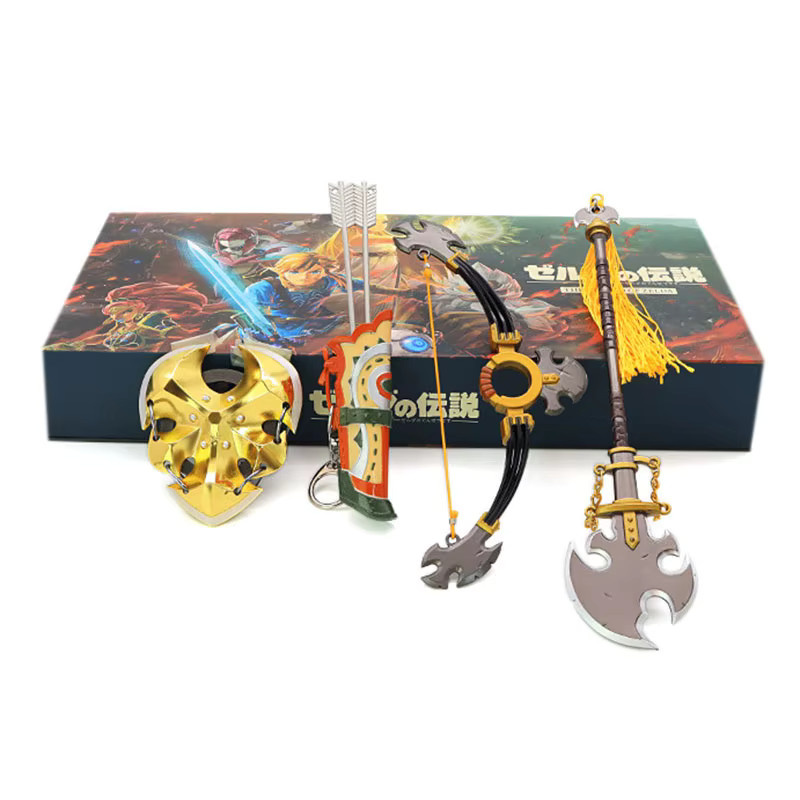 Bandai Zelda Breath Of The Wild Hot Savage Lynel Geschenkbox-Set, 3-teiliges Set, Metall, Bogen-Speer-Modell Spielzeug - Bild 4