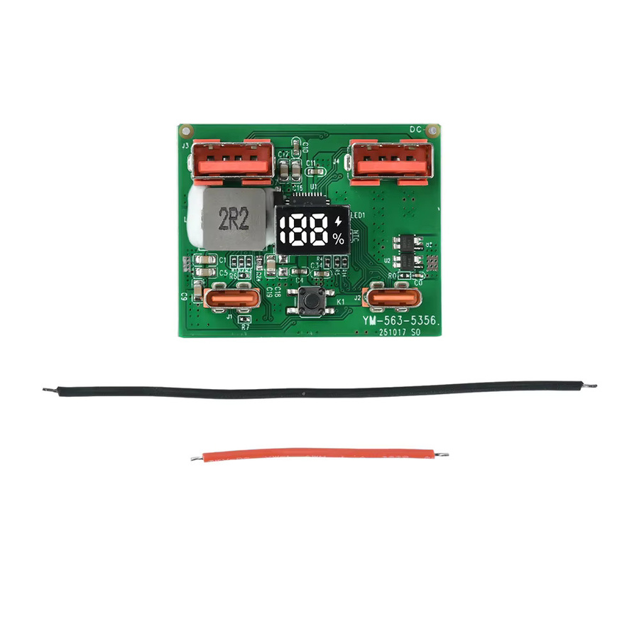 22,5 W Schnelllademodul für DIY Power Bank Kits mit Unterstützung für PD, QC und VOOC in Grün - Bild 3