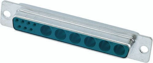 HARTING Steckverbinder 09 69 401 5136 09694015136 mit 13 Polen und Lötkelch in Silber - Bild 1