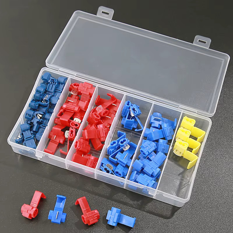 EAFC Scotch Lock Elektrodraht-Kabelverbinder Schnellverbinder Crimp Set in Multicolor für Auto, Boot und Motorrad, 65 Stück - Bild 3