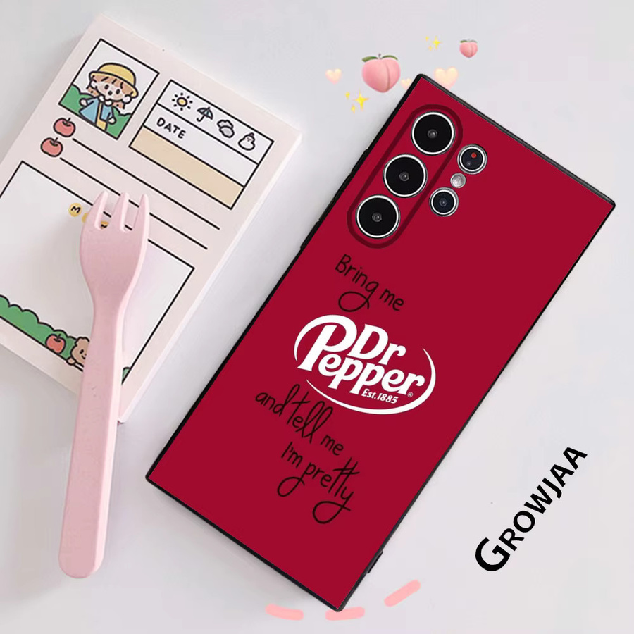 Dr. p-Pepper Handyhülle Frosted Non-Slip Full Cover Soft Case für Samsung Galaxy S25 S24 S23 S22 S21 S20 Plus 5G in Rot - Bild 2