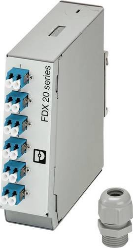 Phoenix Contact LWL-Spleißbox FOC-FDX20-PP-LCD6-OSP-PT9 in Grau für Ethernet/LAN - Bild 1