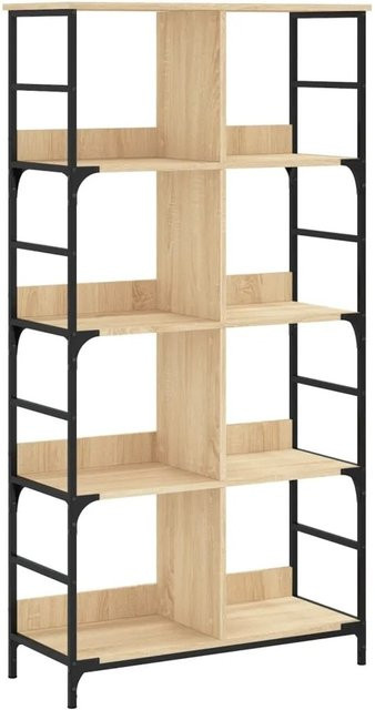 vidaXL Bücherregal im Industrial Design in Braun, B/T/H: 78,5 x 33 x 153 cm - Bild 1