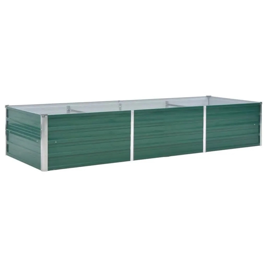 Furnicato Garten Hochbeet aus verzinktem Stahl in Grün, B/T/H: 240 x 80 x 45 cm - Bild 2