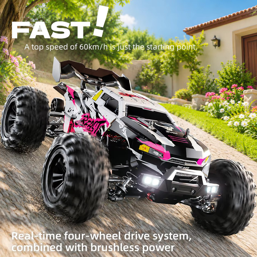 ZNLYRION RC Off-Road Monster Truck, ferngesteuert, mit LED-Scheinwerfern, ab 14 Jahren - Bild 5