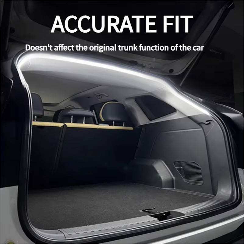 Flexible LED Kofferraum Lichtleiste aus PVC mit automatischer Induktion in Gelb für SUV und MPV - Bild 3