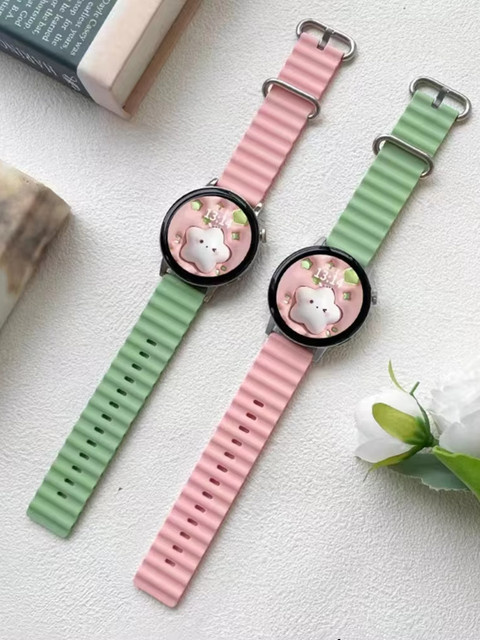 Uhrenarmband Silikon, Bunt, Unisex - Bild 1