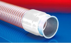 Norres Bördelrohr CONNECT 243 FOOD transparent für Innendurchmesser 100 mm und Schlauchdurchmesser 341 mm bis 355 mm - Bild 1