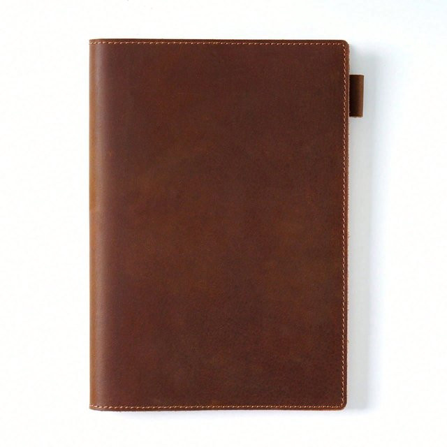 XYNN Leder-Buchschutzumschlag für Kassenbücher und Notizbücher im A5-Format, Multicolor - Bild 1