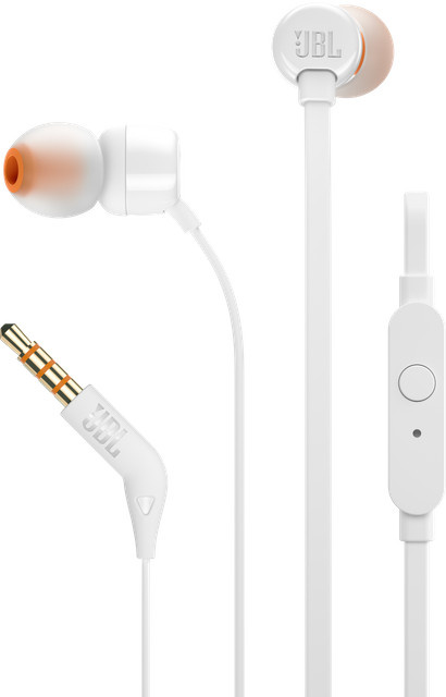 JBL TUNE 110 In-Ear Kopfhörer mit 3,5 mm Klinkenanschluss in Weiß - Bild 1