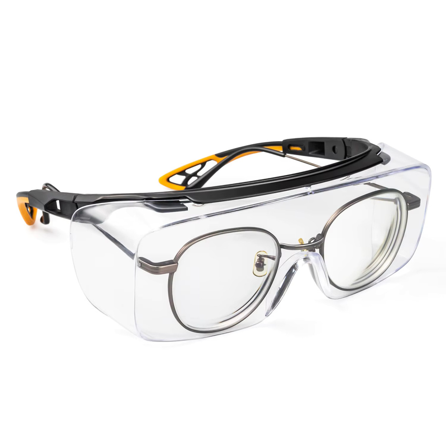 VOPHA Anti-Beschlag-Schutzbrille HM6 mit kratzfesten Gläsern und Seitenschutz, Farbe: transparent - Bild 3