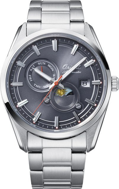Orient Armbanduhr Stretto Sun & Moon, Automatik, Edelstahl, 42 mm, Herren - Bild 1