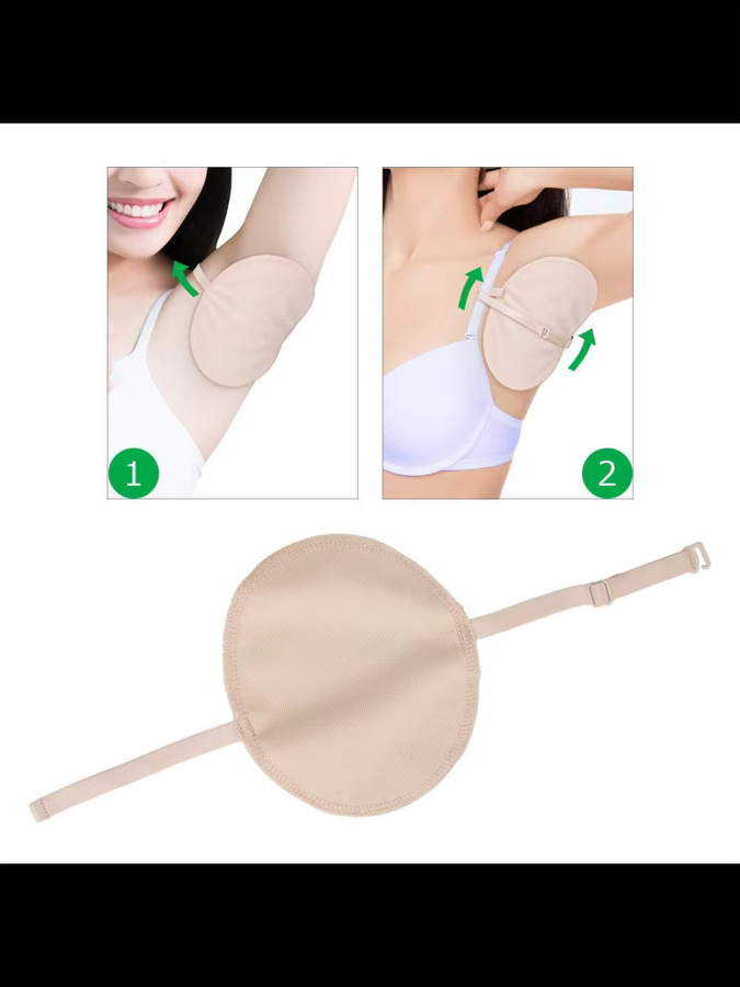 TMISHION Achselpolster, 2 Stück, Baumwolle, Unisex - Bild 2