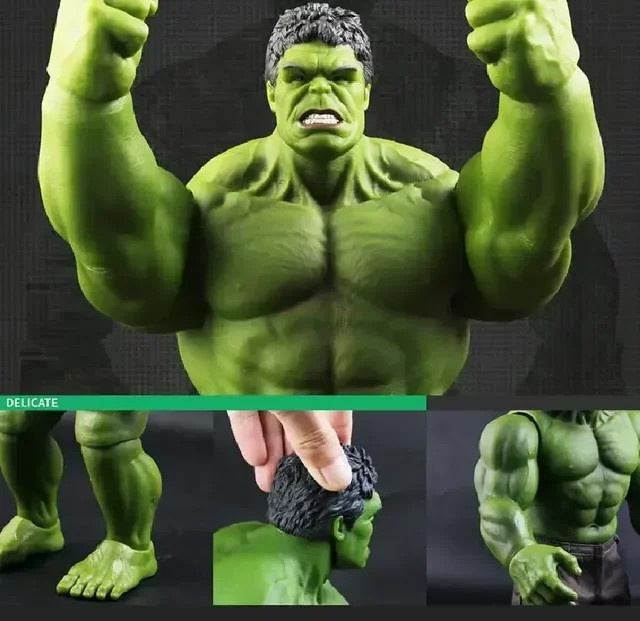 Bandai Marvel Hulk, Actionfigur, 28/42cm, Grün - Bild 1