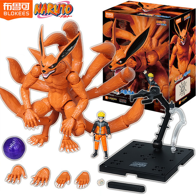 Blokees Naruto Uzumaki Kurama Kyuubi Action Figure, mit Licht, 18cm - Bild 1