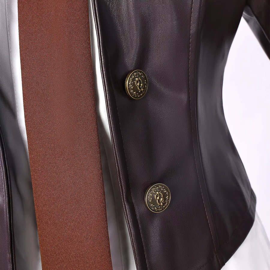 Nekosensei Danganronpa Kirigiri Kyoko Cosplay Kostüm, Frauen, Plüsch / Textil - Bild 3