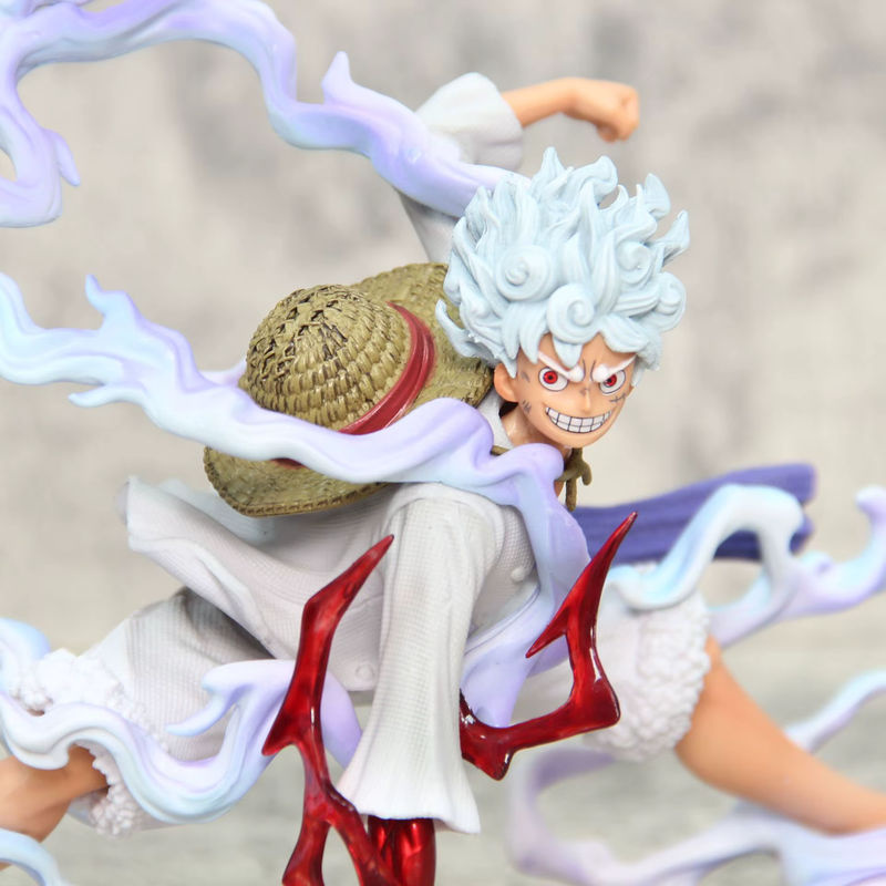 Bandai One Piece Sun God Nica Ruffy Actionfigur 5. Gang Modell Statue, Höhe: 18 cm, mehrfarbig - Bild 3