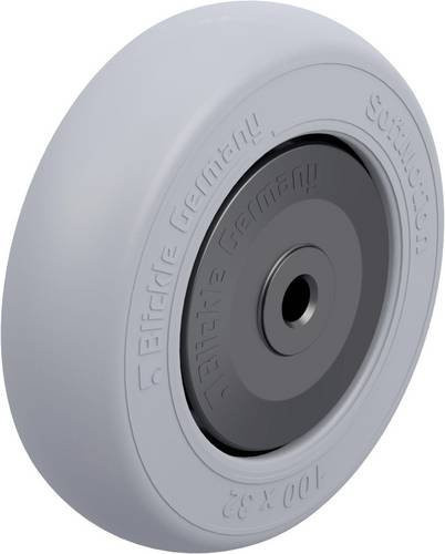 Blickle Rad POES 102/8XKF-SG in Schwarz und Grau mit 100 mm Durchmesser und einer Tragfähigkeit von 120 kg - Bild 1