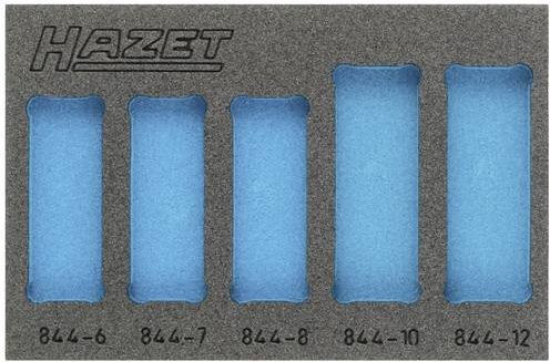 Hazet 2K-Weichschaum-Einlage 163-347L in Blau, B: 114 mm, T: 172 mm - Bild 1