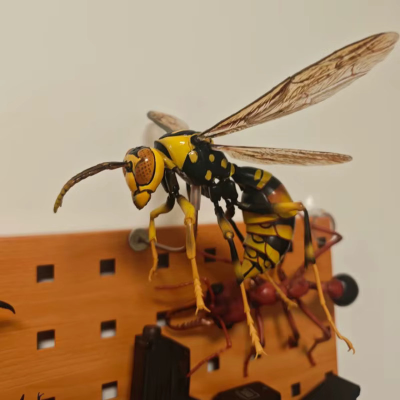 Bandai Gashapon Miniatur-Insektenmodell, Polistes Wespe, Bulldogge, Ameise, Mikro-Maßstab-Figur - Bild 4