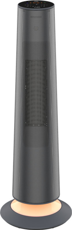 Fakir HT 1200 Turmheizlüfter in Anthrazit mit Thermostat und Licht - Bild 2