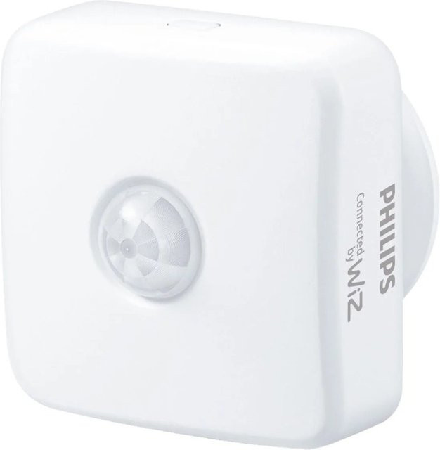 Philips Smart Bewegungsmelder Wiz WiFi in Weiß inklusive Batterien, kompatibel mit Amazon Alexa, Google Assistant und Apple HomeKit - Bild 1