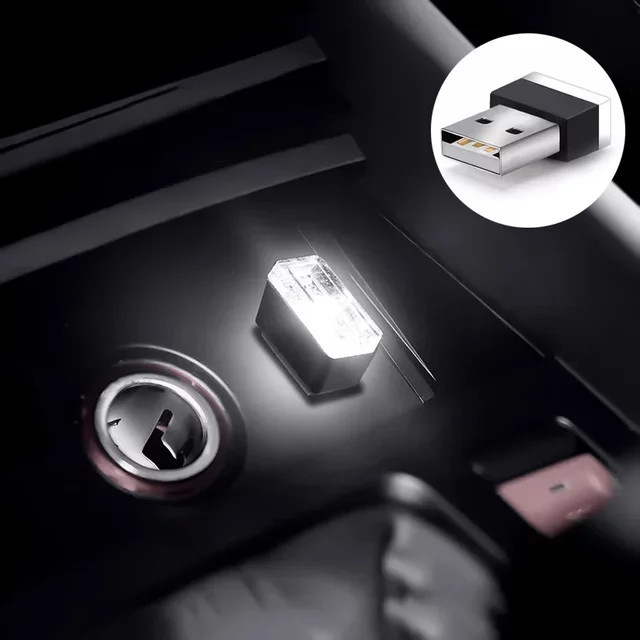 NATURIXY USB LED Ambientebeleuchtung als dekorative Notbeleuchtung in Rot, Blau oder Weiß - Bild 1