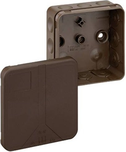 Spelsberg Abzweigdose 2K-12-L braun IP55 B/H/T: 8,5 x 8,5 x 3,7 cm - Bild 1