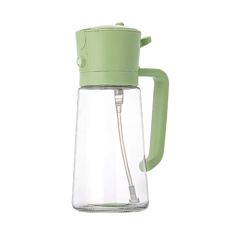 XMSJ 2-in-1 Kunststoff-Ölsprüher für Kochöl und Olivenöl mit 500ml Füllmenge - Bild 2
