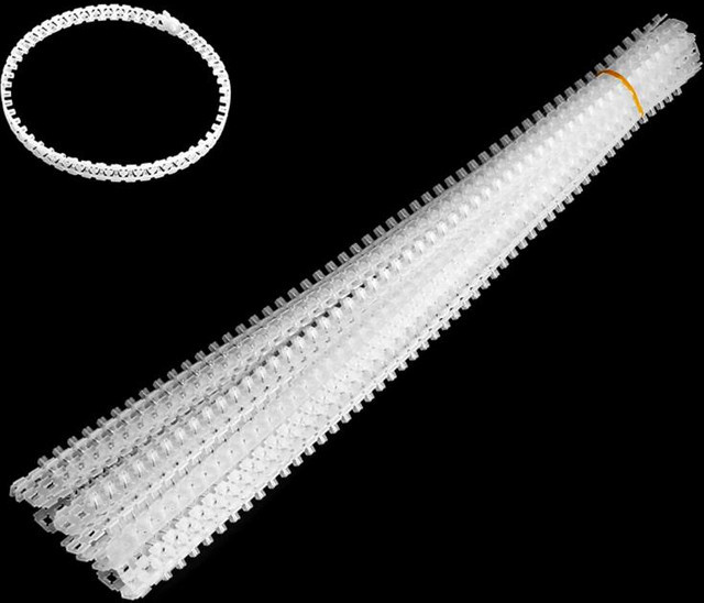 20 Stück Kettenriemen Adapter für Kettennagelmaschinen von Hoeaden in Weiß zur Montage von Decken, Trennwänden, Gipskartonplatten und Holzplatten - Bild 1