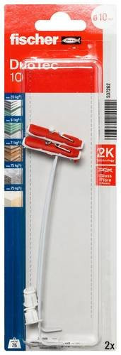 Fischer DuoTec Nylon-Kippdübel für Gipskarton, Ø 10 mm, Länge: 50 mm - Bild 1