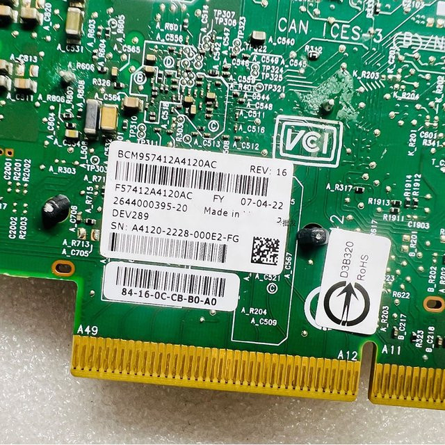 Broadcom BCM57412 PCIe Dual-Port Ten-Gigabit Ethernet NIC BCM957412A - Bild 1