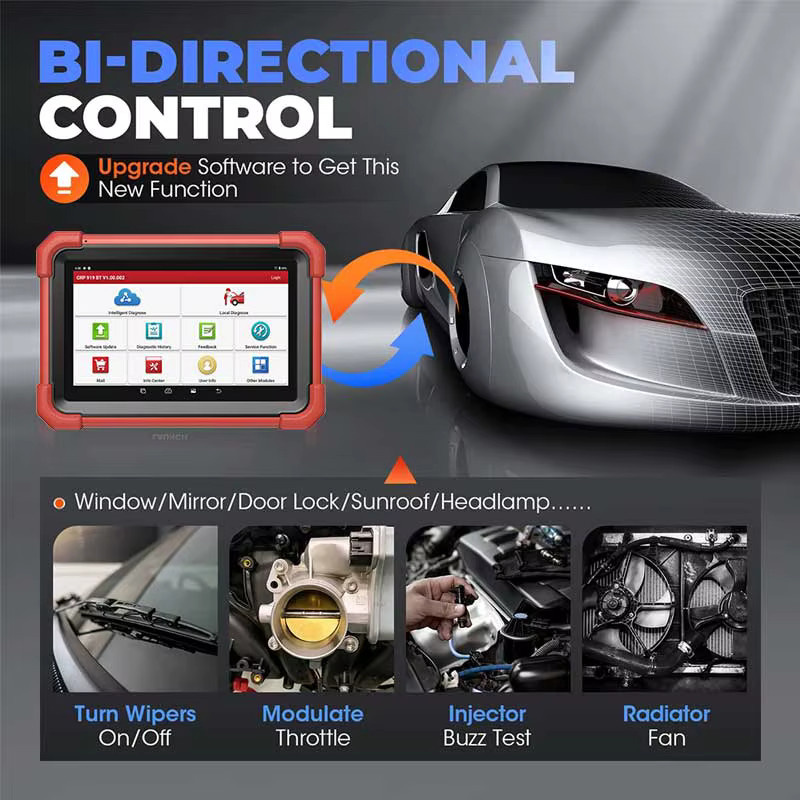 LAUNCH X431 CRP919X BT Drahtloses Bluetooth OBD2 Autoscanner Diagnosegerät mit bidirektionaler Funktion - Bild 3