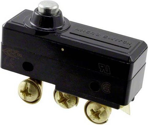 Honeywell SPS BZ-2RD-P1 Schnappschalter in Schwarz und Stahloptik - Bild 1