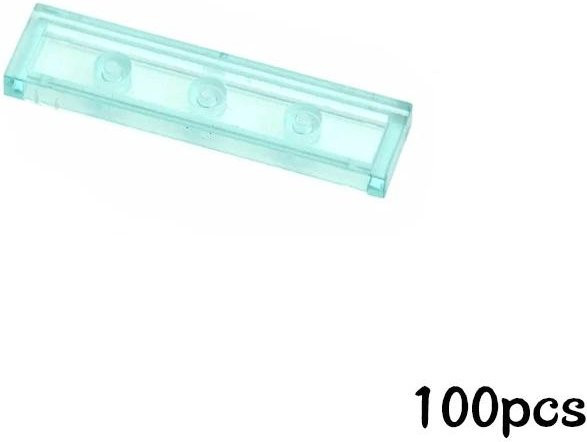 Yiran toy Bausteine Dünne Figursteine Glatte 1x4 Noppen, 100-teiliges Set, ab 6 Jahren - Bild 1