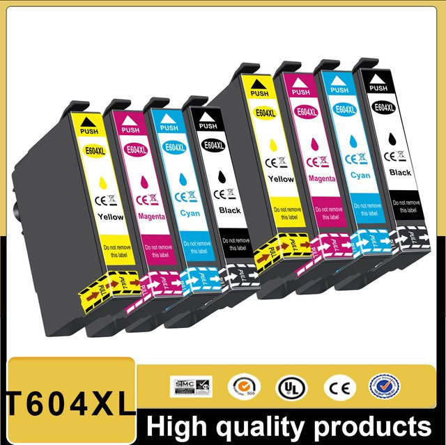 Epson 604 und 604XL Tintenpatronen Multicolor für Inkjet-Drucker XP-2200, XP-2205, XP-3200, XP-4200, WF-2910, WF-2930, WF-2950 und T604XL - Bild 1